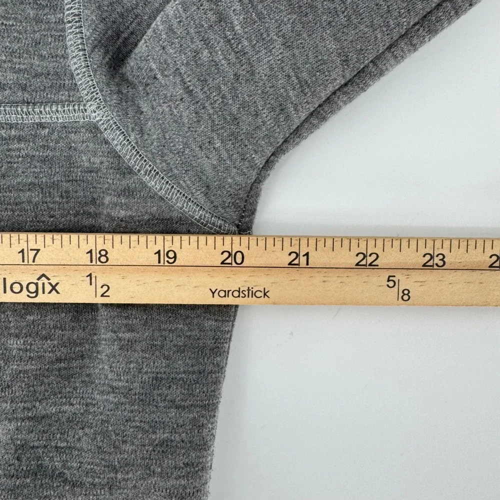The North Face Men Gordon Lyons Quarter Snap Fleece Pullover Grey Small NF0A33R5